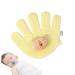 Cute baby pacifier baby pacifier for newborns |Pacifier for cot soft in palm mold cartoon baby pacifier-baby accessories comfortable sleeping pacifier for babies children fulenyi yellow