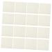 FRCOLOR 40 Pcs Perm Heat Insulation Cotton Hair Mat Hairdressing Pad Hair Straightener Mat Hair Perm Protective Accessory Hair Perm Accessory Curling Pad Wool Composite Fiber Modeling