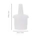 Uonlytech 100pcs Eyelash Glue Bottles - Universal Nozzle for Eyelash Extensions | Plastic Nese 2x1.3cm | Best Quality Eyelash Extension Tools - Buy Online on GoSupps.com