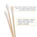 500 Pack Long Cotton Swabs with Wooden Handles - Ideal for Makeup Removal Wound Care & Cleaning | High-Quality Cosmetic Tool - Buy Online on GoSupps.com