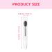 Beaupretty 6Pcs Silicone Lip Mask Brush Set - Lip Balm Applicator & Makeup Tool for Women | Black Lipstick Brush & Eyeliner Applicator - Buy Online on GoSupps.com