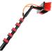 ZHIRCEKE Telescopic Pole Water Pipe 5.6m-7.2m for Solar Systems and Windows Telescopic Handle Water Filled Telescopic Pole 7.2M