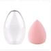 Makeup Sponge Makeup Sponge Puff Egg Microfiber Face Sponge Face Foundation Concealer Cosmetic Powder Sponge Makeup Sponge Holder(Pink-SD)