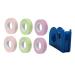 Didiseaon 7pcs Grafting Eyelash Tape Graft Eyelash Bands Graft Eyelash Tapes Medical Adhesive Tape Medical Tape Eyelashes Stopper Tape Eyelash Shield Pads Green Tape Auxiliary