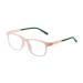 ADEWU children's glasses without starch blue light filter rectangular glasses frame anti blue light glasses tr90 anti fatigue glasses frame for girls and boys pink/green