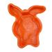PRETYZOOM 1pc Rabbit Cake Mold Cartoon Baking Bunny Cake Mold Baking Tool Cookie Silicone Cake Chocolate Egg Mold Shortbread Easter Egg Cake Mold 3D Silica Gel Big Rabbit Single