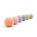Lucybalu felt balls for cats |Cat toys |Filz cat balls |Cats toys from 100% wool |Natural toy for cats |Play balls for cats fair from Nepal |6 pieces |Colorful pastel tones