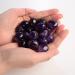 Anjiucc 1/2 lb Amethyst Natural Bulk Stone Crystals - Large Tumbled Stones for Reiki Healing - Polished Crystal Kit - 0.5''-1 - Buy Online on GoSupps.com