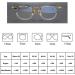Eyephd Blue Light Glasses for Women & Men - Anti-Blue Beam Round Optical Frames - Computer & Reading Glasses +1.75 - Buy Online on GoSupps.com