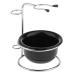 Seasaww Stainless Steel Shaving Brush Stand & Acrylic Shaving Bowl Mug Set - Premium Grooming Essentials for Men | International Shipping Available - Buy Online on GoSupps.com