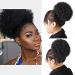Buy Synthetic Puff Afro Short Kinky Curly Chignon Hair Bun | Drawstring Ponytail Hairpiece - P015-T24-27 - Buy Online on GoSupps.com