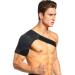 KIMISS Mens Right Shoulder Support Brace - Breathable & Adjustable Neoprene for Pain Relief Rotator Cuff & Clavicle Stability | International Shipping Available - Buy Online on GoSupps.com