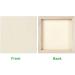 DAJAVE 8 Pack 8x8 Inch Unfinished Wood Canvas Panels for Painting and Crafts - Buy Online on GoSupps.com