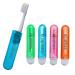 RIJBYWS 4PCS MINI Travel Toothbrushes On Fhe Folding Toothbrushes non-electric Does Not Hurt The Gums Suitable for Travel Camping School Home (3.9 inches after folding) 3.9 Inch (Pack of 4)