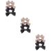 minkissy 6 Pairs Bow Hairpin Baby Girls Bows Toddler Hair Clips Big Bows Hair Clips Bow Hair Clip Toddler Bows Hair Bows Bowknot Hair Bow Pins Girls Barrette Wedding Fabric Woman Headgear