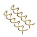 Frcolor 20 spiral hair pins twist hair clips (black) gold