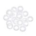 Healifty 10 Pairs Eyeglass Anti-Slip Silicone Ring Eyeglass Temple Ring Ear Hook Sunglasses Eyeglass Repair Accessories White