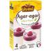VAHINÉ - Agar Agar Vegetable Gelling Agar 8G - Pack of 4 - Free Shipping
