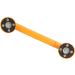 Non-Slip Stainless Steel Shower Handle with Night Light Rings - 35mm Diameter Durable Yellow Design for Safety - Buy Online on GoSupps.com
