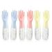 kzxbty 3 Pairs Dishwashing Cleaning Gloves Reusable Rubber Gloves Non-Slip Laundry Kitchen Gardening Household Gloves Easy to Use 50CM