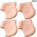 Breathable Elastic Heel Cups - Silicone Foot Support | 2 Pairs Lightweight Professional Grips for Comfort & Versatility - Buy Online on GoSupps.com