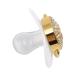 Soft Silicone Bling Baby Pacifier for 6-18 Months | Anti Static Newborn Pacifier for Home - White - Buy Online on GoSupps.com