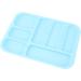 HUSHUI Oral Instrument Tray - Divided Plastic Holder for Dental Tools | Healifty Blue Compartment Tray for Efficient Organization - Buy Online on GoSupps.com