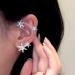 Wiwpar Gold Zircon Star Ear Cuff Earrings | Non-Pierced Rhinestone Wrap Around Climber Earrings for Women & Girls - Buy Online on GoSupps.com