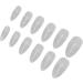 Nail Tips Multi-Size Breathable False Nail Tips Semi-Frosted Ultra-Thin for Salon (11#) - Buy Online on GoSupps.com