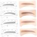 FOMIYES 12pcs 48 Adhesived Stencils Eyebrow Stencil Kit Eyebrow Styling Tool Eyebrow Template Eyebrow Card - Buy Online on GoSupps.com