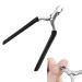 DHWEKU Professional Cuticle Nippers Sharp Cuticle Remover Cuticle Nippers Made of Stainless Steel with Non-Slip Handle for Precise Removal of Excess Cuticles Cuticle Scissors for Nail and Toenail