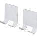 YWBL-WH Self-Adhesive Stainless Steel Wall Hooks | Razor Holder & Brush Stand for Shower | Durable & Easy to Install - Buy Online on GoSupps.com