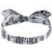 2-Piece Retro Print Bandana Headband Set for Women and Girls - Paisley Print Knot Headbands in Red and White - Buy Online on GoSupps.com