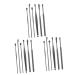 Ear Wax Removal Tool 6 Sets Ear Picking Tool Ear Cleaners Tool Box Kit Nursing Earwax Picking Tool Stainless Steel Ear Spoon Stainless Steel Earpick Blackx3pcs 11.5X2.7X1cmx3pcs