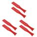 Magiclulu 6 StK massage hammer massage ponds. Purchase massage device scratch massage massage tab manual massage bars massage knocking massage chips plank red fitness calf roll