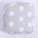Sanitary Napkin Pouch with Zipper - Green & Gray Dots Organizer for Tampons | 1 Count Pack - Buy Online on GoSupps.com