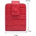 Aolaso Lipstick Case - Genuine Leather Lipstick Organizer with Mirror | Mini Cosmetic Storage for Women - Stylish Red Design - Buy Online on GoSupps.com