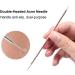 Blackhead Remover Tool Pimple Popper Tool Kit Stainless Steel Acne Needles Easy Removal of Pimples Acne Whitehead Blemish Zit Removing Forehead Facial and Nose (Rose Gold) - Buy Online on GoSupps.com
