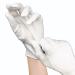 3 Pairs (6 Gloves) - Gloves Legend White 100% Cotton Moisturizing Gloves for Dry Hand, Eczema - Sleeping Nighttime Cotton Cloth Moisturizing Gloves - Women Size Small 3 Pairs - Small - 100% Cotton