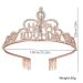 FGSS Birthday Rhinestone Tiaras-and-Crowns Crystal Headband - Women's Rose Gold Princess Crown - Buy Online on GoSupps.com