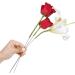 200 Pcs 16 Inch Dark Green Floral Stem Wire - Ideal for DIY Bouquet Making and Crafts - Buy Online on GoSupps.com
