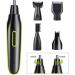 4-in-1 USB Rechargeable Nose Hair Trimmer for Men - Waterproof Ear & Eyebrow Clipper - Perfect for Travel & Family Use - Buy Online on GoSupps.com
