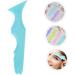Luxshiny Silicone Beauty Ruler Travel Mascara Multi Tool Lash Applicator Silicone Eyeliner Aid Lipstick Wearing Aids Lipstick Drawing Aid Blue Eyeshadow Aids Lipstick Makeup Tool Portable 15X4.15CM Blue - Buy Online on GoSupps.com