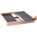 Birds Choice 4x4 Post-Mount Seed Catcher Platform - Recycled Pole Topper with Two Removable Seed Trays - Taupe - Buy Online on GoSupps.com
