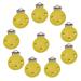 Lckiioy 10Pcs Baby Pacifier Clip Set - Yellow Pacifier Chain Clips & Nipple Holders for Newborns | International Shipping Available - Buy Online on GoSupps.com