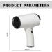 Handheld Cordless Hair Dryer Rechargeable Portable Hairdryer Free Standing Hair Air Blower for Outdoor Lightweight Mini Blow Dryer Ideal for Holiday and Travel Black - Buy Online on GoSupps.com