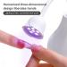UV Nail Lamp Mini Lotus Hands Light Nail Polish Gel Curing Lamp Rotatable Nail Dryer White LED - Buy Online on GoSupps.com