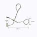Ogquaton Stainless Steel Part of Eye Lash Curling Applicator Eyelash Curler Mini Details Makeup Tool Natural Curly Cosmetic Clip Portable and Useful - Buy Online on GoSupps.com