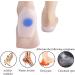Fogawa Gel Heel Cushions - Silicone Heel Pads for Plantar Fasciitis & Achilles Pain Relief | 2 Pairs of Comfortable Shoe Inserts - Buy Online on GoSupps.com