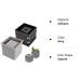 Globalstore 4inch Large Square Planter Mold - DIY Silicone Flower Pot Mold for Succulent Plants - Durable Cement Mold for Pen/Soap/Candle Holder - Easy to Demold - Buy Online on GoSupps.com